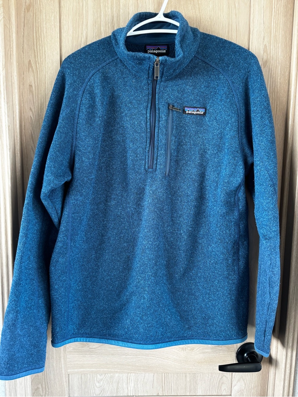 Patagonia 1/4 Zip Better Sweater Size M Blue